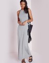 Rochie Lunga Gri LC60207